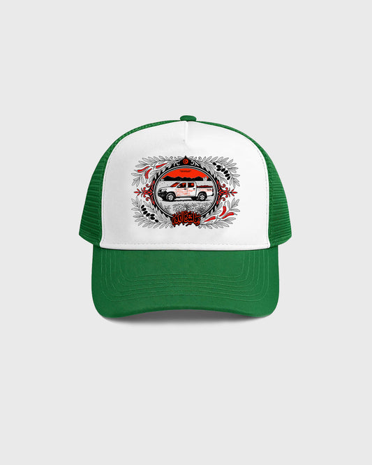 FC x LH DMAX TRUCKER HAT - GREEN