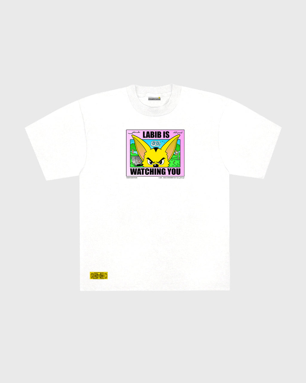 LABIB BOX TEE - WHITE (DONATION INCLUDED)