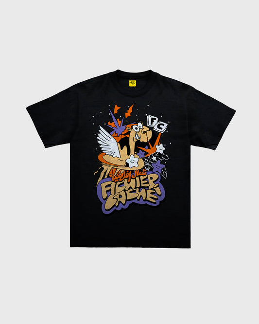 KAMAL AIRLINES TEE - BLACK
