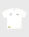 NORTH AFRICA EMBLEM T-SHIRT - WHITE/FOREST GREEN