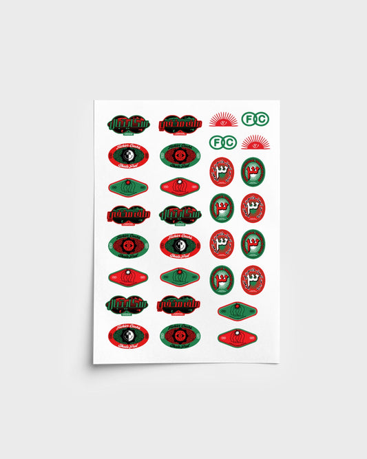 FC x SKATEPAL FRUIT STICKERS